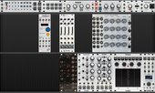 Moogs in Intellijel Performance Case (copy)