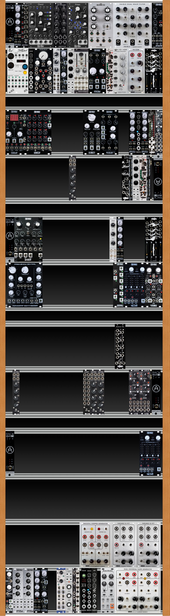 2021 - Rackbrute 6U+6U SYNTHS | 3U CGM | 3U STUDIO ONLY | 3U SEQ | 6U+6U