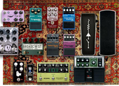 My sandalled Pedalboard
