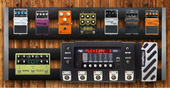 Guitars pedalboard