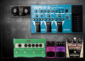 My tweedy Pedalboard