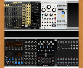 My bedded Eurorack