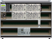 My dream Eurorack / analog polyphonic / Doepfer A-100 PMS 12 PSU3