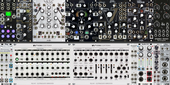 My landscaped Eurorack