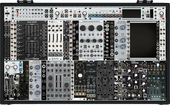 My undipped Eurorack bigger but also with blanks