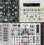 My inlaid Eurorack
