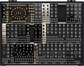 MOTM 3 row mixers above