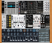 Urdik’s Brute6U 2025 (Minibrute 2S below front)