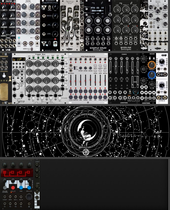 My shaded Eurorack