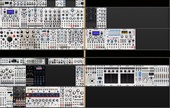 Current (2x Intellijel 7u 104hp + 2x Mantis 104hp)