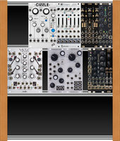 DHHO Tiny Tier (Moog Cases + Rack Stand)
