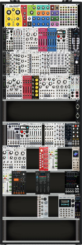 Wishlist 2nd Stage I - 19" 84HP Suitcase - (KSPro = Clock Source, Sequencer, MIDI2CV)