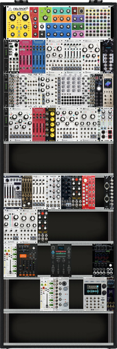 Wishlist 2nd Stage IV - 19" 84HP Suitcase - (KSPro = Clock Source, Sequencer, MIDI2CV)
