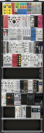Wishlist 2nd Stage V - 19" 84HP Suitcase - (KSPro = Clock Source, Sequencer, MIDI2CV)