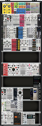 Wishlist 2nd Stage Ic - 19" 84HP Suitcase - (KSPro = Clock Source, Sequencer, MIDI2CV)