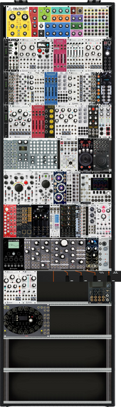 Wishlist 3rd Stage - 19" 84HP Suitcase - (KSPro = Clock Source, Sequencer, MIDI2CV)
