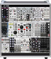 My thirsty Eurorack current (9u case 1 - audio, fx, filters)