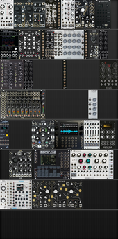 My pencilled Eurorack
