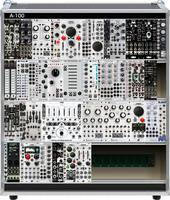 My slickered 4x104 Eurorack