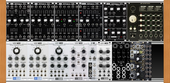 My bleached Eurorack
