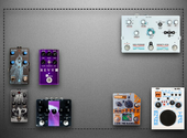 My plaided Pedalboard