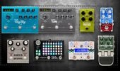 Stereo pedalboard