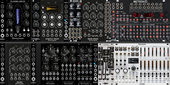 My unlit Eurorack