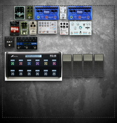 Jeff's Studio Pedalboard (Headrush Looperboard and Fractal F-12 not pictured)
