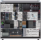 Quadrantid desktop + pioneer cdj + octatrack + novation launchpad + empress reverb + equipment pyramids