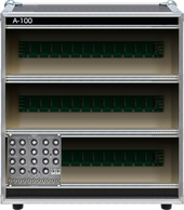 My bleached Eurorack