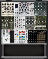 My bleached Eurorack