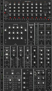 Moog Model 15 and Sequencer