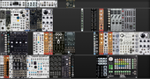 My crinkly Eurorack