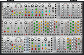 6 Behringer 2500 Suitcase Retro 6U 124HP &amp; Antonus Sidecar 3U 124HP
