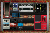 Me Shirtless Pedalboard