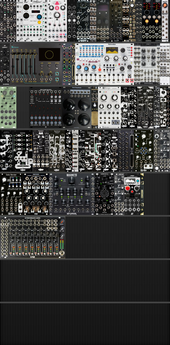 My squiggly Eurorack