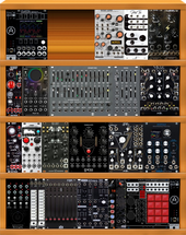 Rackbrute Center (Sound Sources, Filters, Performance Control)