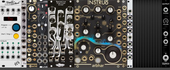 My aflame Eurorack