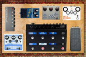 My unbleached Pedalboard