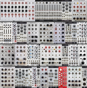 My Serge Eurorack VI (All sequencers top row) Quadrax and 3rd OSC (copy)