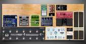 My ungirthed Pedalboard