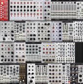 My Serge Eurorack VII Top Row All Sequencing II another ADSR (copy)