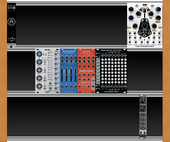 My bigger Eurorack (remaining modules)