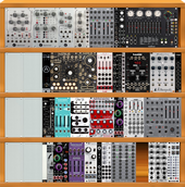 NiftyKeyz and Rack Brute together and TipTop Happy Ending plus a Minibrute 2/S (see my TipTop Mantis for rest of my set-up)