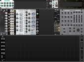 My Eurorack 2 rows plus 1u row