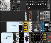 My unscoured Eurorack