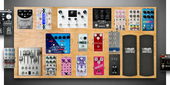 My decurved Pedalboard