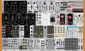 My bleached Eurorack