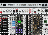 Intellijel 62HP (first rack w/Teletype)