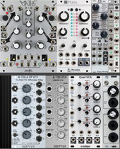 My exposed Eurorack